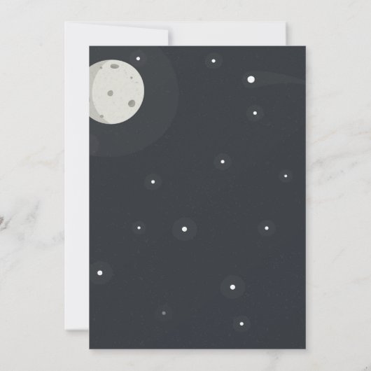 Uitnodiging buitenruimtevaart (Achterkant)