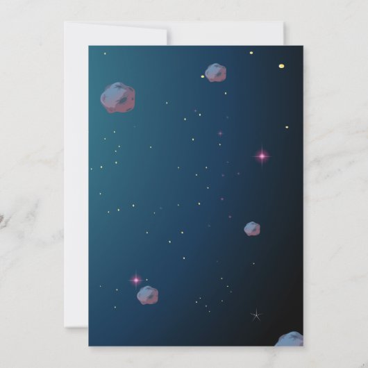 Uitnodiging buitenruimtevaart (Achterkant)