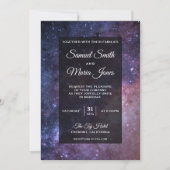 Uitnodiging buitenruimtevaart universum (Voorkant)