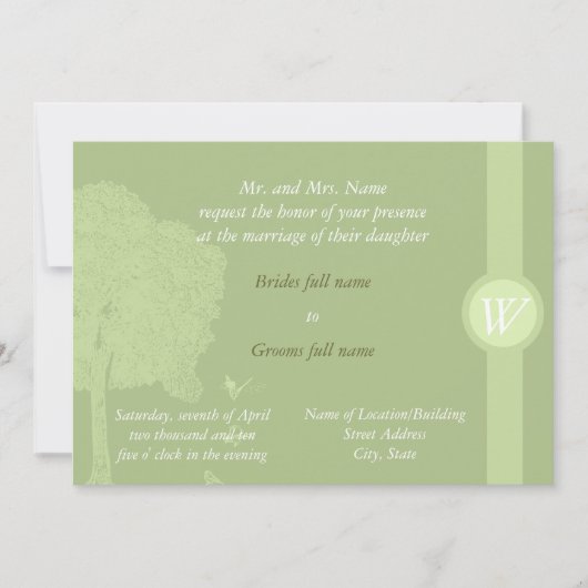 Uitnodiging buitenshuis (Voorkant)