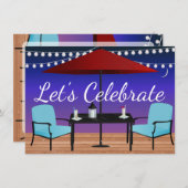 Uitnodiging buitenshuis (Voorkant / Achterkant)