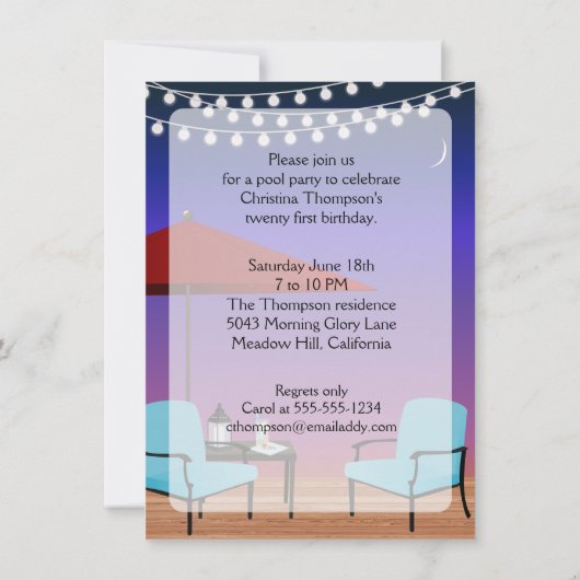 Uitnodiging buitenshuis (Achterkant)