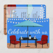 Uitnodiging buitenshuis (Voorkant / Achterkant)