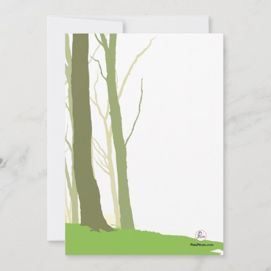 Uitnodiging buitenshuis om een repetitie uit te vo (Achterkant)