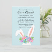 Uitnodiging bunny Easter (Staand voorkant)