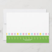 Uitnodiging bunny Easter (Achterkant)