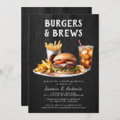 Uitnodiging Burgers & Bieren (Voorkant / Achterkant)