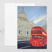 Uitnodiging bus Londen  (Voorkant / Achterkant)