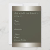 Uitnodiging Business Retail Store nodigt het opene (Achterkant)