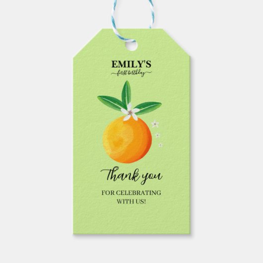 Uitnodiging Cadeaulabel (Voorkant)