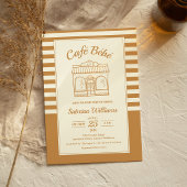 UITNODIGING CAFÉ BÉBÉ COFFEE Baby Shower
