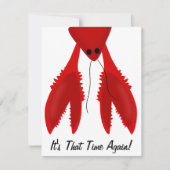 Uitnodiging Cajun Crawfish Boil Party (Voorkant)