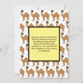 Uitnodiging Camel Graduation Party (Achterkant)