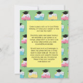 Uitnodiging Camping Camper Graduation Party (Achterkant)