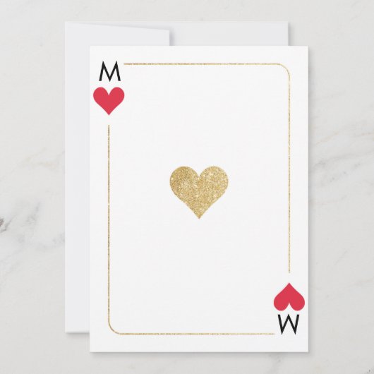 Uitnodiging Casino Night Party (Achterkant)