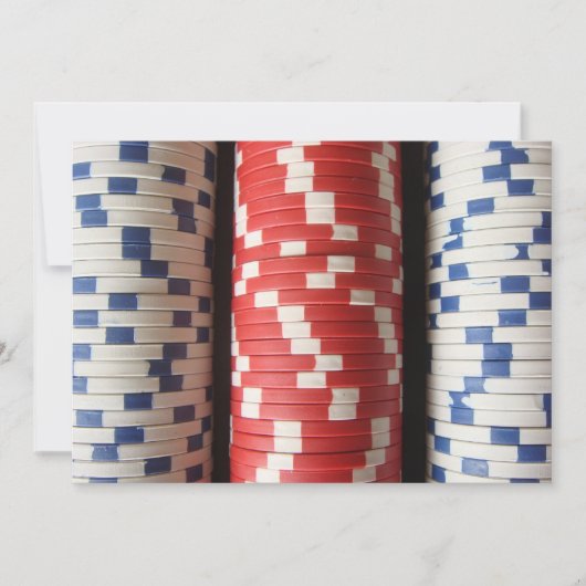 Uitnodiging Casino Party (Voorkant)