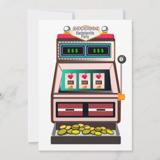 Uitnodiging Casino Thmet Bachelorette (Achterkant)