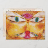 Uitnodiging: Cat & Bird van Paul Klee - Kaart (Voorkant / Achterkant)