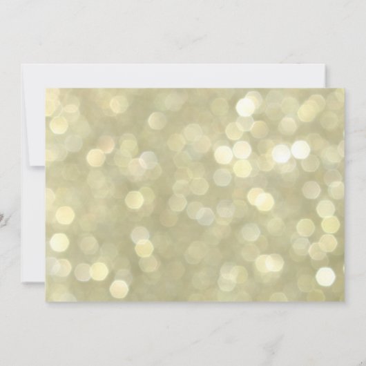 Uitnodiging Champagne Bubbles Engagement Party (Achterkant)