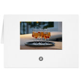 Uitnodiging Champagne Glasses (Achterkant Horizontaal)