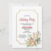 Uitnodiging Champagne Holiday (Voorkant)