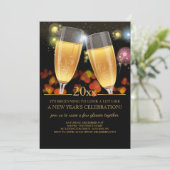 Uitnodiging Champagne Salute Holiday (Staand voorkant)