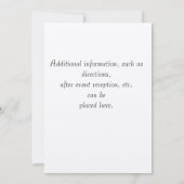 Uitnodiging Christening Cream Cross (Achterkant)