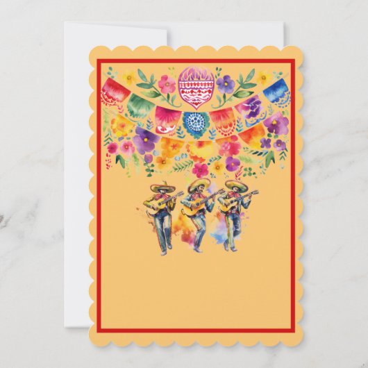 Uitnodiging Cinco De Mayo (Achterkant)