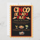Uitnodiging Cinco De Mayo (Voorkant)