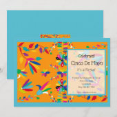 Uitnodiging Cinco de Mayo (Voorkant / Achterkant)