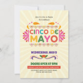 Uitnodiging Cinco De Mayo-feestdag (Voorkant)