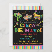 Uitnodiging Cinco De Mayo Fiesta (Voorkant)