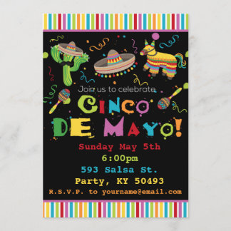 Uitnodiging Cinco De Mayo Fiesta
