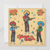 Uitnodiging Cinco De Mayo Fiesta (Voorkant)