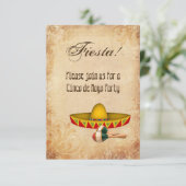 Uitnodiging Cinco de Mayo Party (Staand voorkant)