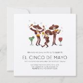 Uitnodiging Cinco de Mayo Party (Voorkant)