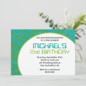 Uitnodiging circuitboord (Staand voorkant)