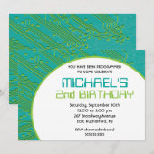 Uitnodiging circuitboord (Voorkant / Achterkant)