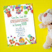 Uitnodiging circusfeest