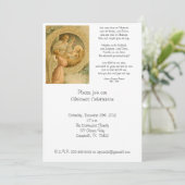 Uitnodiging (Citaat): De liefde kwam naar beneden  (Staand voorkant)