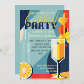 Uitnodiging cocktail party (Voorkant / Achterkant)