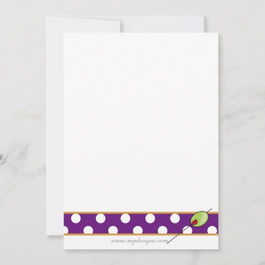 Uitnodiging cocktailparty (Achterkant)