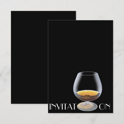 Uitnodiging Coctail Party Corporate (Voorkant / Achterkant)