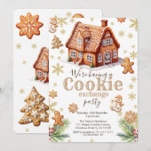Uitnodiging Cookie Exchange Feestje (Voorkant / Achterkant)