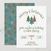 Uitnodiging Cookie Feestje 5X7 (Voorkant / Achterkant)
