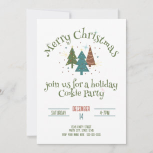 Uitnodiging Cookie Feestje 5X7