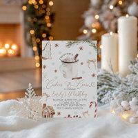 Uitnodiging Cookies & Cocoa Verjaardagsfeest