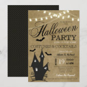 Uitnodiging costume Cocktail Party (Voorkant / Achterkant)