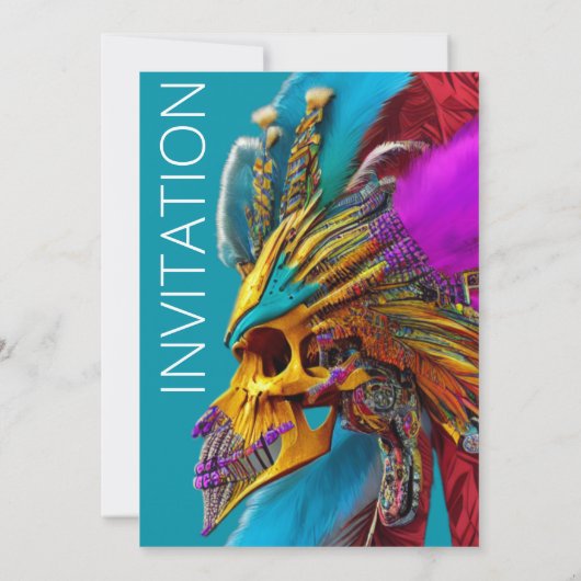 Uitnodiging Costume Party (Achterkant)