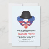 Uitnodiging Costume Party (Voorkant)